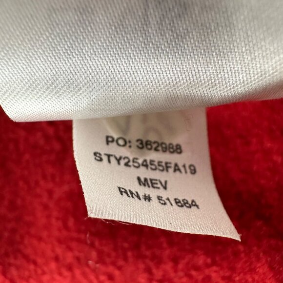 Patagonia Women's Lightweight Synchilla Snap-T Fleece Pullover XL Tan/Red #25455 - Picture 6 of 7